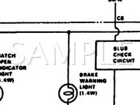 1988 Acura Integra SE 1.6 L4 GAS Wiring Diagram