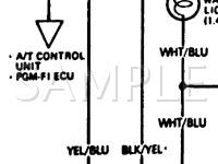 1988 Acura Legend L 2.7 V6 GAS Wiring Diagram
