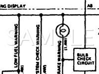 1988 Acura Legend LS 2.7 V6 GAS Wiring Diagram