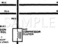 1989 Acura Integra RS 1.6 L4 GAS Wiring Diagram