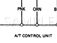1989 Acura Legend LS 2.7 V6 GAS Wiring Diagram