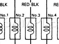 1989 Acura Legend LS 2.7 V6 GAS Wiring Diagram