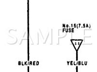 1991 Acura Legend LS 3.2 V6 GAS Wiring Diagram