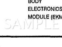 1995 BMW 850CSI  5.6 V12 GAS Wiring Diagram