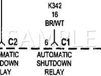 2001 Chrysler Voyager  3.3 V6 FLEX Wiring Diagram