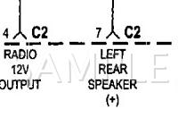 2001 Dodge Dakota  3.9 V6 GAS Wiring Diagram