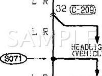 2001 Chrysler Sebring  2.4 L4 GAS Wiring Diagram