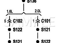 2002 Dodge Neon SE 2.0 L4 GAS Wiring Diagram