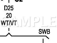 2005 Dodge Grand Caravan  3.3 V6 GAS Wiring Diagram