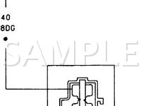 1986 Dodge Caravan LE 2.6 L4 GAS Wiring Diagram