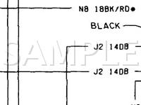 1986 Plymouth Horizon  1.6 L4 GAS Wiring Diagram
