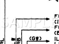 1986 Dodge Colt DL 1.6 L4 GAS Wiring Diagram