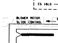 1986 Chrysler Laser  2.5 L4 GAS Wiring Diagram