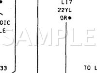1986 Chrysler Daytona  2.2 L4 GAS Wiring Diagram