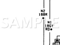 1986 Dodge Daytona  2.2 L4 GAS Wiring Diagram