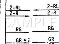 1987 Dodge Colt Premier 1.5 L4 GAS Wiring Diagram
