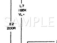 1987 Chrysler Lebaron  2.2 L4 GAS Wiring Diagram