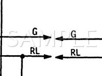 1987 Dodge Colt Vista 2.0 L4 GAS Wiring Diagram