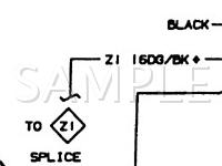 1988 Plymouth Reliant LE 2.2 L4 GAS Wiring Diagram