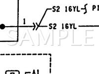 1988 Dodge B250 VAN  5.9 V8 GAS Wiring Diagram