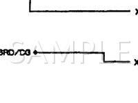1988 Dodge Lancer ES 2.2 L4 GAS Wiring Diagram