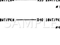 1989 Dodge Aries LE 2.5 L4 GAS Wiring Diagram