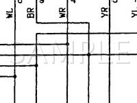 1989 Dodge Colt 100 DL 1.5 L4 GAS Wiring Diagram