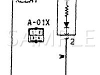 1989 Dodge Colt GT 1.5 L4 GAS Wiring Diagram