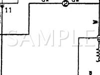 1989 Dodge Colt E 1.5 L4 GAS Wiring Diagram