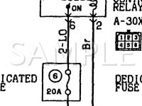 1989 Dodge Colt 200 LX 1.5 L4 GAS Wiring Diagram