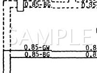 1989 Eagle Vista  2.0 L4 GAS Wiring Diagram