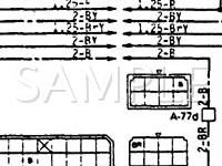 1989 Eagle Vista  2.0 L4 GAS Wiring Diagram