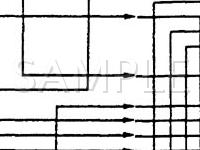 1989 Eagle Vista  2.0 L4 GAS Wiring Diagram