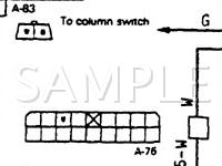 1989 Eagle Vista  2.0 L4 GAS Wiring Diagram