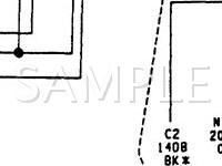 1989 Dodge Daytona ES 2.5 L4 GAS Wiring Diagram