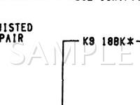 1989 Dodge D250 Pickup  5.9 L6 DIESEL Wiring Diagram