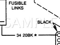 1989 Jeep Grand Wagoneer  5.9 V8 GAS Wiring Diagram