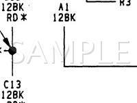 1989 Dodge Lancer  2.5 L4 GAS Wiring Diagram