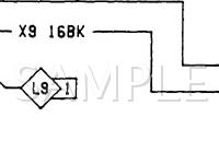 1989 Dodge Lancer ES 2.5 L4 GAS Wiring Diagram