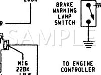 1989 Chrysler Lebaron  2.5 L4 GAS Wiring Diagram