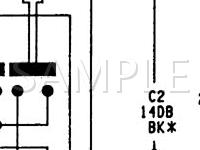1989 Dodge Shadow  2.5 L4 GAS Wiring Diagram
