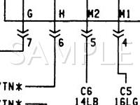 1989 Plymouth Acclaim LE 2.5 L4 GAS Wiring Diagram