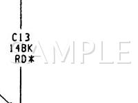 1989 Plymouth Acclaim  2.5 L4 GAS Wiring Diagram