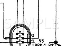 1989 Dodge Spirit  2.5 L4 GAS Wiring Diagram