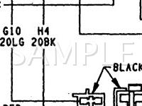 1990 Dodge W350 Pickup  5.9 L6 DIESEL Wiring Diagram
