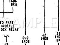 1990 Dodge D350 Pickup  5.9 V8 GAS Wiring Diagram