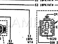 1990 Chrysler Dynasty  3.0 V6 GAS Wiring Diagram