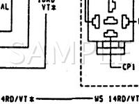 1990 Chrysler NEW Yorker Salon 3.3 V6 GAS Wiring Diagram