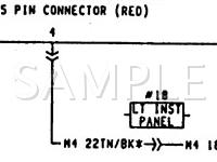 1990 Chrysler Dynasty  3.0 V6 GAS Wiring Diagram