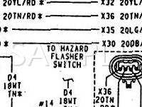 1990 Chrysler NEW Yorker Salon 3.3 V6 GAS Wiring Diagram